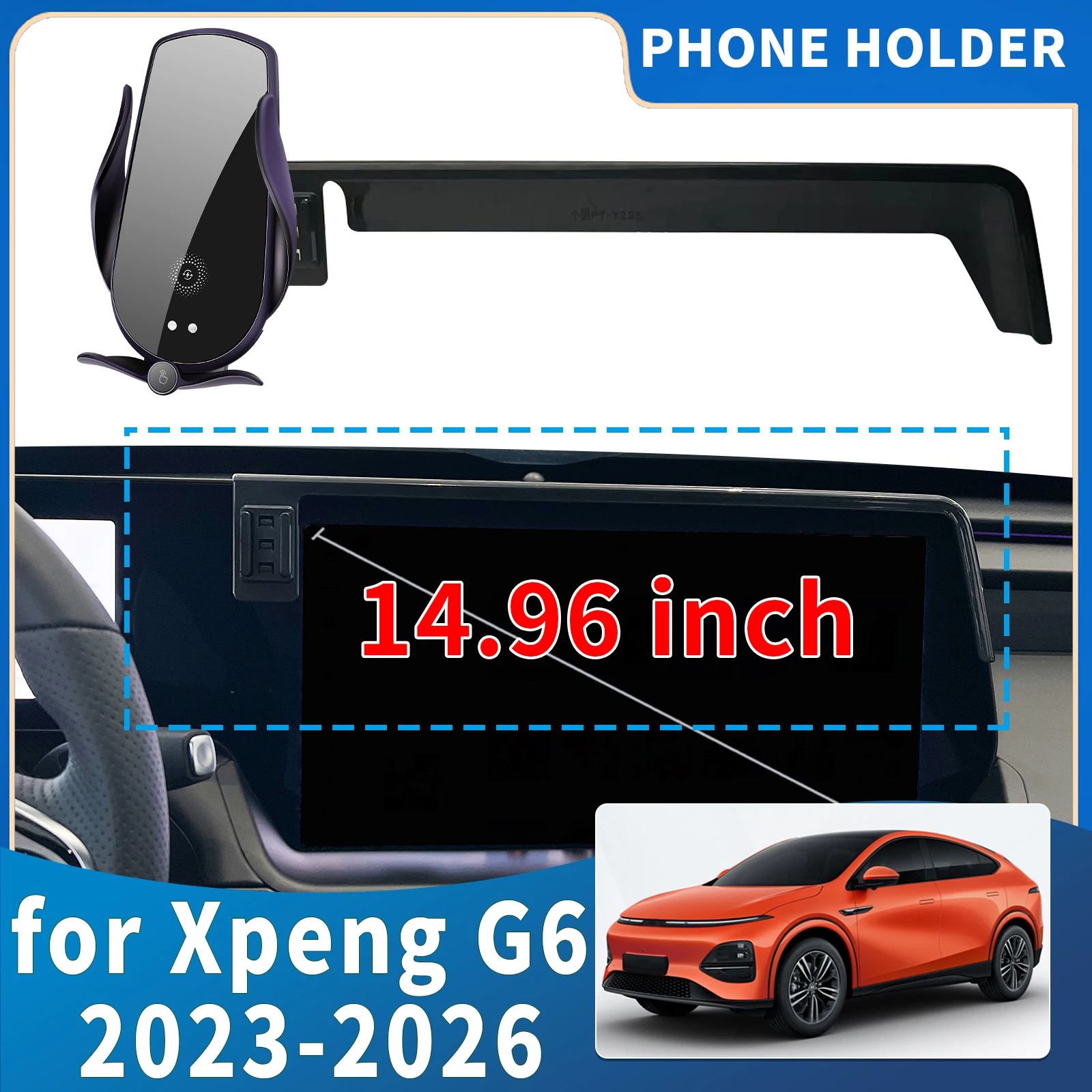 fit for Xpeng G6 2023 2024 2025 2026 Integrated Screen Mount Phone Holder Mount Car accessoires
fit for Xpeng G6 2023 2024 2025 2026 Integrated Screen Mount Phone Holder Mount Car accessoires