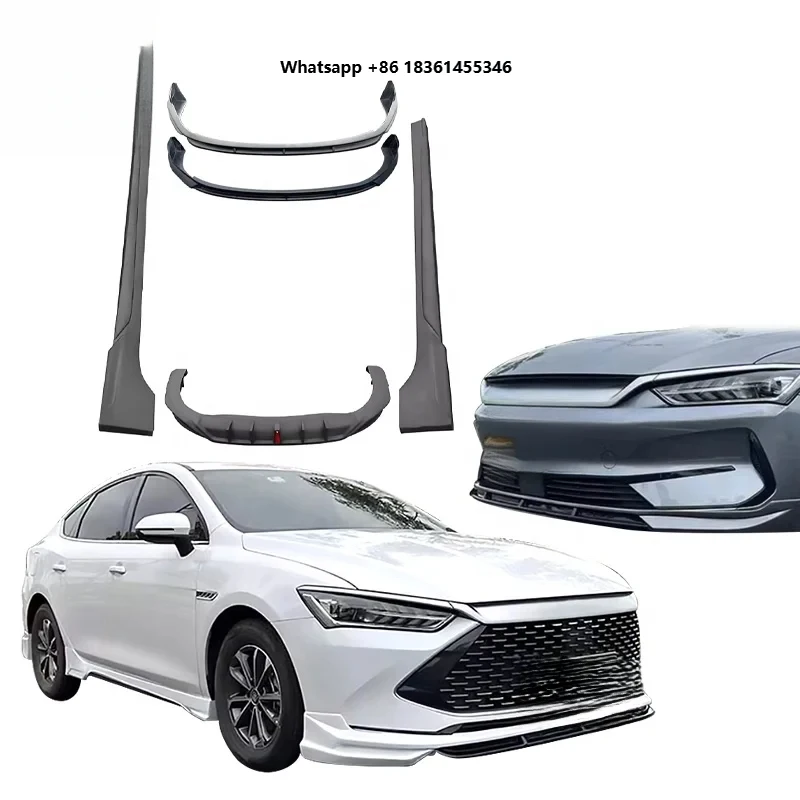 For QIN PLUS 2022 2023 ABS Parts High Quality Front Lip Side Skirts Rear Diffuser With Third Brake Light Body
For QIN PLUS 2022 2023 ABS Parts High Quality Front Lip Side Skirts Rear Diffuser With Third Brake Light Body