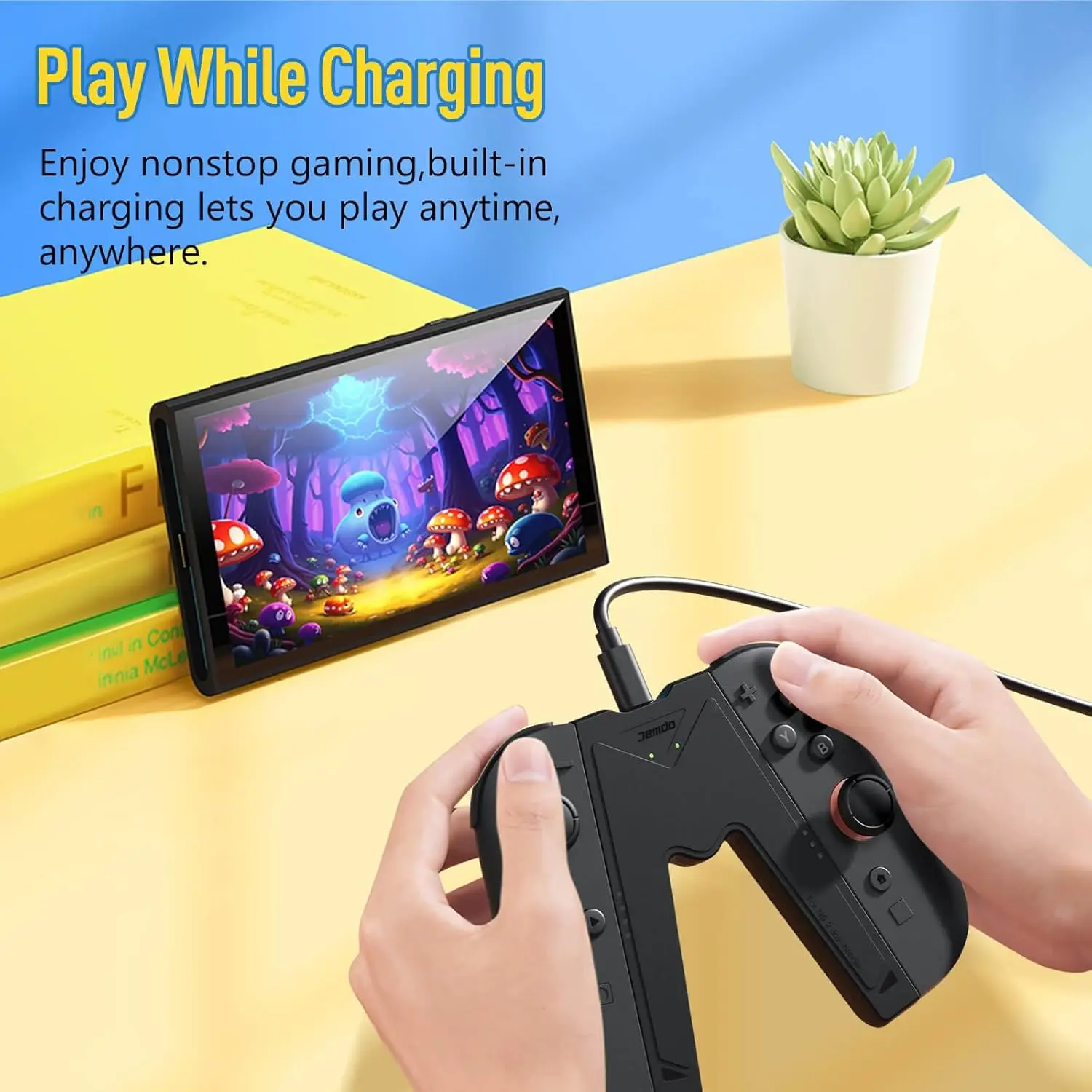 Charging Grip for Nintendo Switch 2(2025), Magnetic Grip Controller for Joycon 2, Play While Charging with LED Indicator
Charging Grip for Nintendo Switch 2(2025), Magnetic Grip Controller for Joycon 2, Play While Charging with LED Indicator