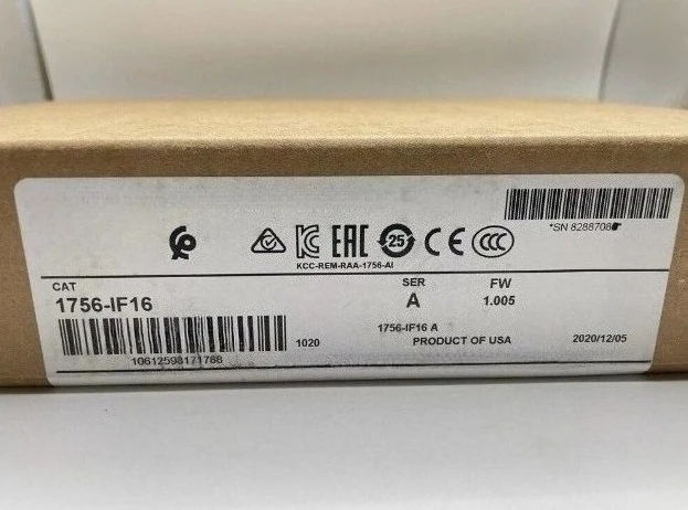 Brand new 1756-IF16 Analog Input Module, Current/Voltage, 16 Channel 1756IF16 Fast delivery
Brand new 1756-IF16 Analog Input Module, Current/Voltage, 16 Channel 1756IF16 Fast delivery