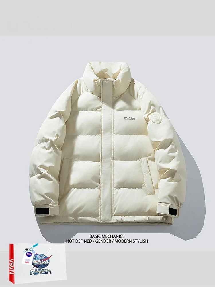 ex Thiened White Du down Puffer Jaet Stand Collar Bread Sle Outerwear Warmth Casual Loose Fit Winter Coat
ex Thiened White Du down Puffer Jaet Stand Collar Bread Sle Outerwear Warmth Casual Loose Fit Winter Coat