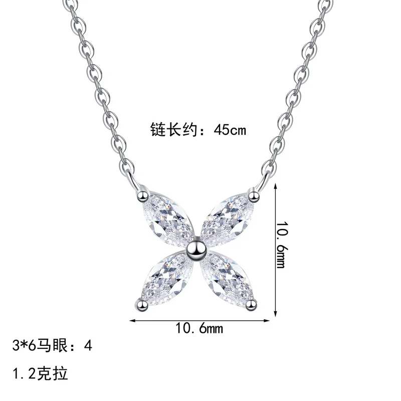 AZ1480 Lefei Fashion Luxury Trendy Classic Moissanite Star Clover Necklace For Women s925 Silver Party Charms Jewelry Party Gift
AZ1480 Lefei Fashion Luxury Trendy Classic Moissanite Star Clover Necklace For Women s925 Silver Party Charms Jewelry Party Gift