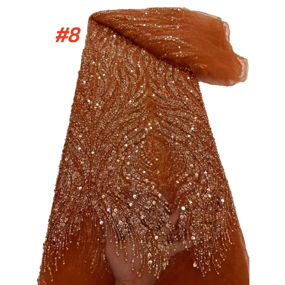 Африканская кружевная ткань для жениха с блестками и бисером, 2025, высокое качество, французский тюль, кружевная ткань, женская вышивка, нигерийская кружевная ткань, платье
Африканская кружевная ткань для жениха с блестками и бисером, 2025, высокое качество, французский тюль, кружевная ткань, женская вышивка, нигерийская кружевная ткань, платье