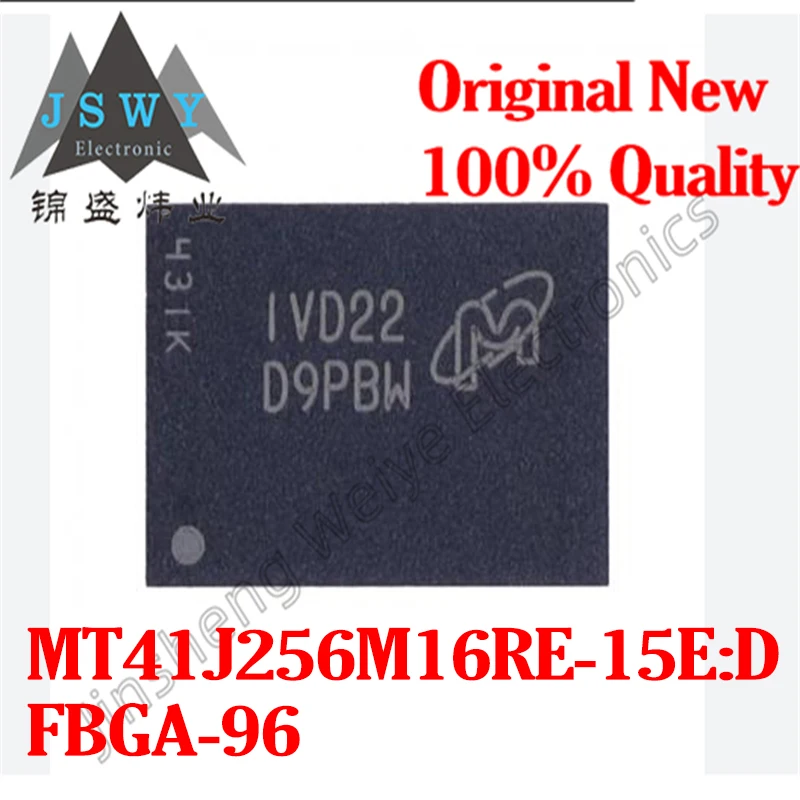(2/10 pieces) MT41J256M16RE-15E D FBGA-96 MT41J256M16RE/4Gb DDR3 SDRAM memory chip/new original spot electronic
(2/10 pieces) MT41J256M16RE-15E D FBGA-96 MT41J256M16RE/4Gb DDR3 SDRAM memory chip/new original spot electronic