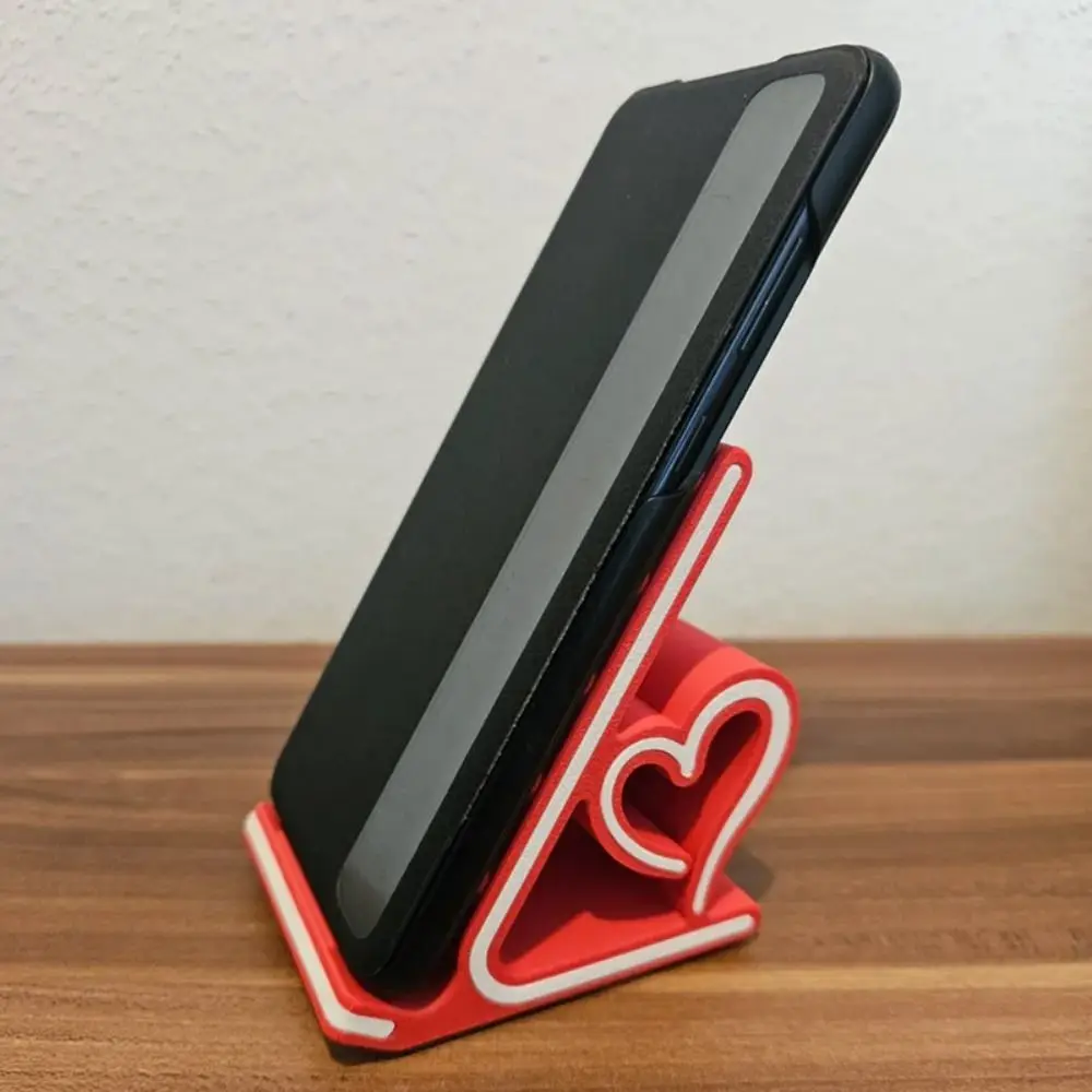 3D Printed Heart-shaped Phone Stand Kawaii Creative Desktop Mobile Phone Holder Anti-slip Multi-functional Valentine's Day Gift
3D Printed Heart-shaped Phone Stand Kawaii Creative Desktop Mobile Phone Holder Anti-slip Multi-functional Valentine's Day Gift