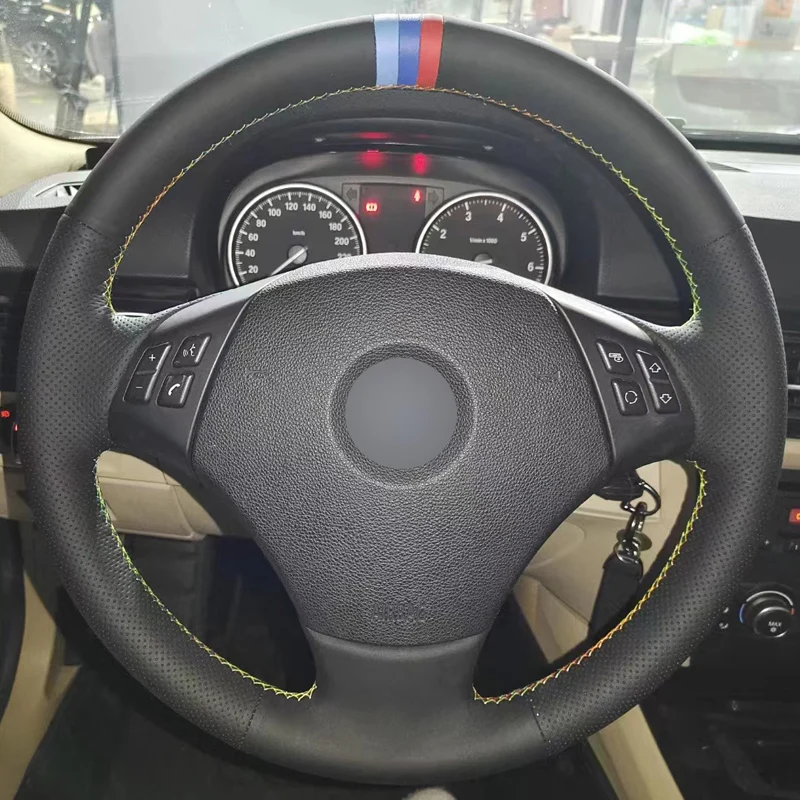 Hand Sewing Steering Wheel Cover Anti- Slip Leather For BMW 2007 BMW 3 Series E90 320i 2006 325 325i Car Accessories
Hand Sewing Steering Wheel Cover Anti- Slip Leather For BMW 2007 BMW 3 Series E90 320i 2006 325 325i Car Accessories