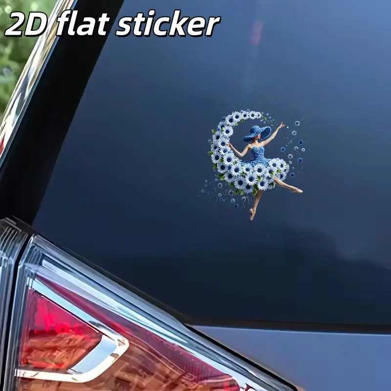 1Pc 2D Flat Elegant Character Floral Art Waterproof Vinyl Sticker for Car Window & Body
1Pc 2D Flat Elegant Character Floral Art Waterproof Vinyl Sticker for Car Window & Body
