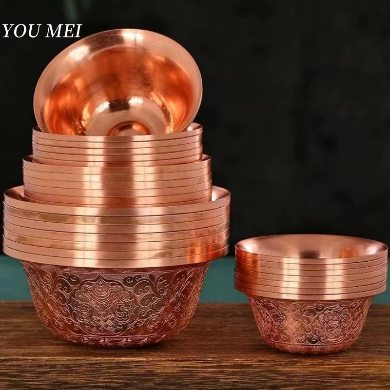 7Pcs Buddhism Altars Copper Bowl,Nepal Engraving Sanger Flower Exquisite Texture Cup,Tibetan Handicraft Holy Bowl Buddhist Item
7Pcs Buddhism Altars Copper Bowl,Nepal Engraving Sanger Flower Exquisite Texture Cup,Tibetan Handicraft Holy Bowl Buddhist Item