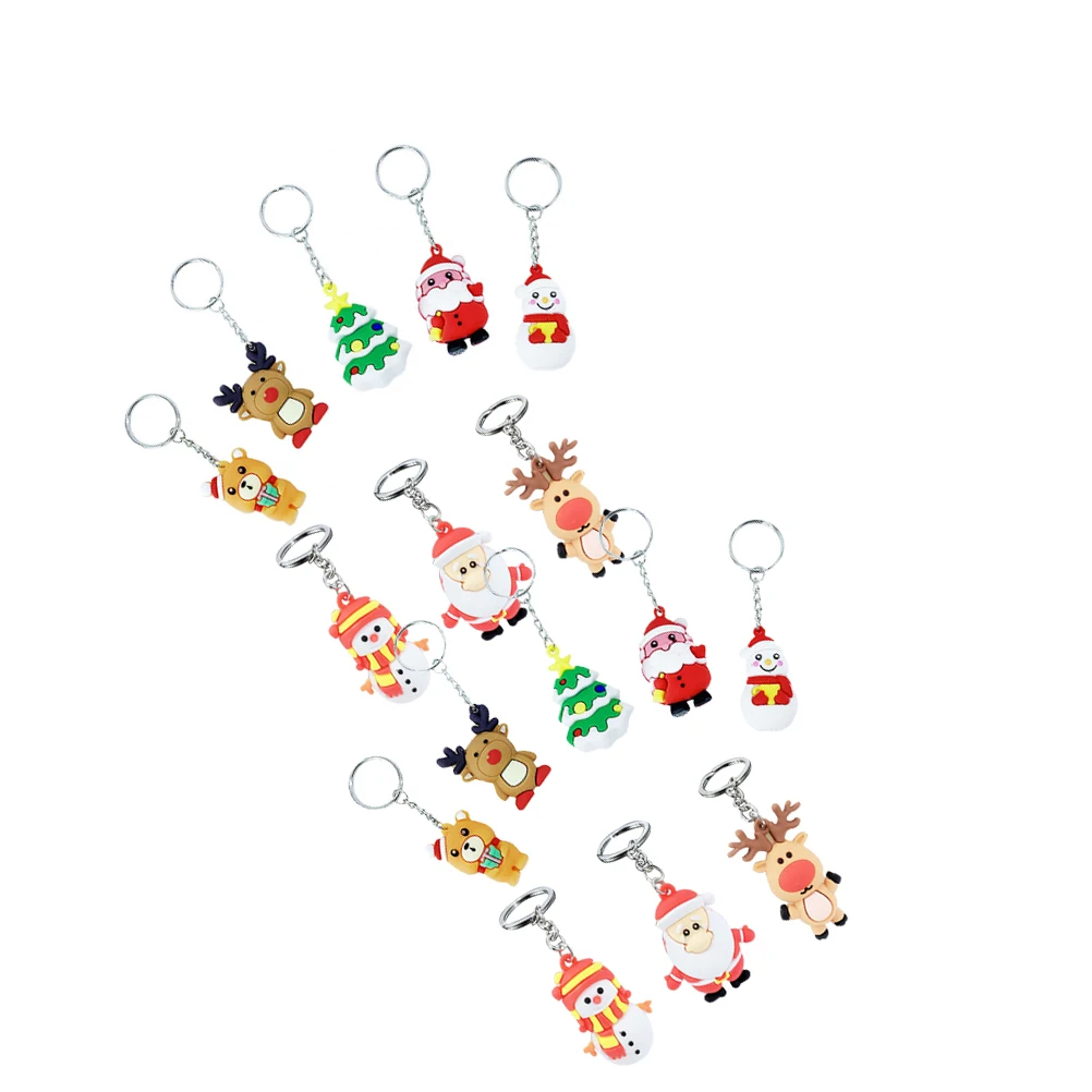 16 Pcs Hanging Decoration Lovely Keyring Silicone Keychain Pendant Christmas naments Car Key Bag Cell Phone Accessories Gifts
16 Pcs Hanging Decoration Lovely Keyring Silicone Keychain Pendant Christmas naments Car Key Bag Cell Phone Accessories Gifts