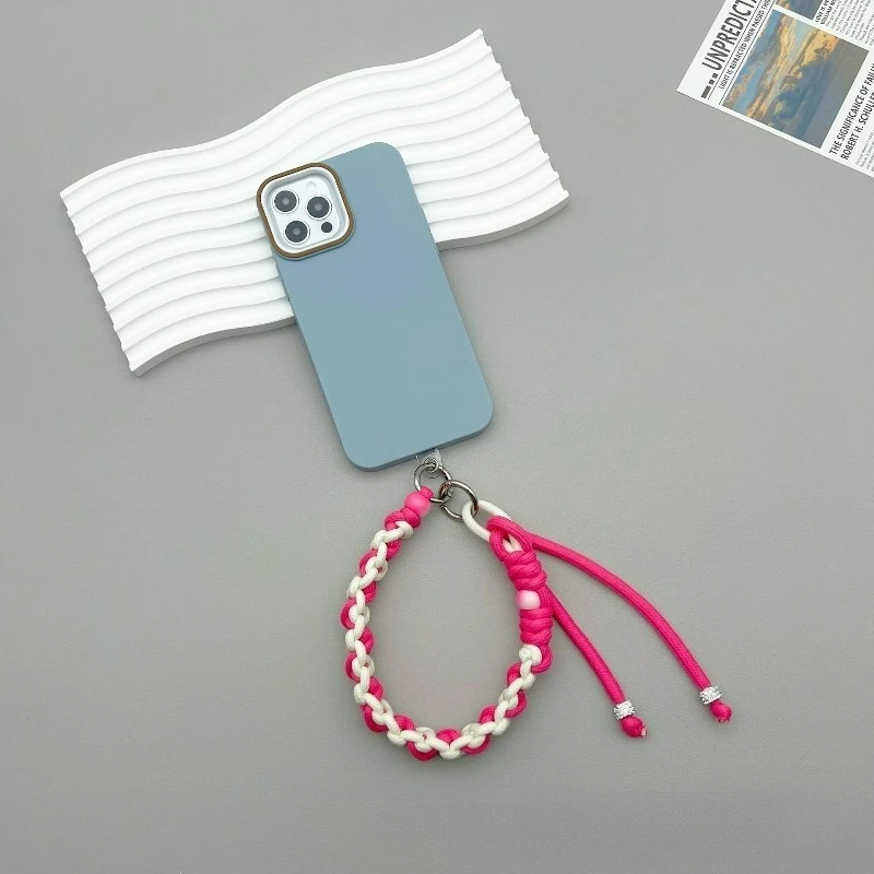 DIY Color Hand-woven Mobile Phone Lanyard, Creative Knot Design Bag Pendant Car Keychain
DIY Color Hand-woven Mobile Phone Lanyard, Creative Knot Design Bag Pendant Car Keychain