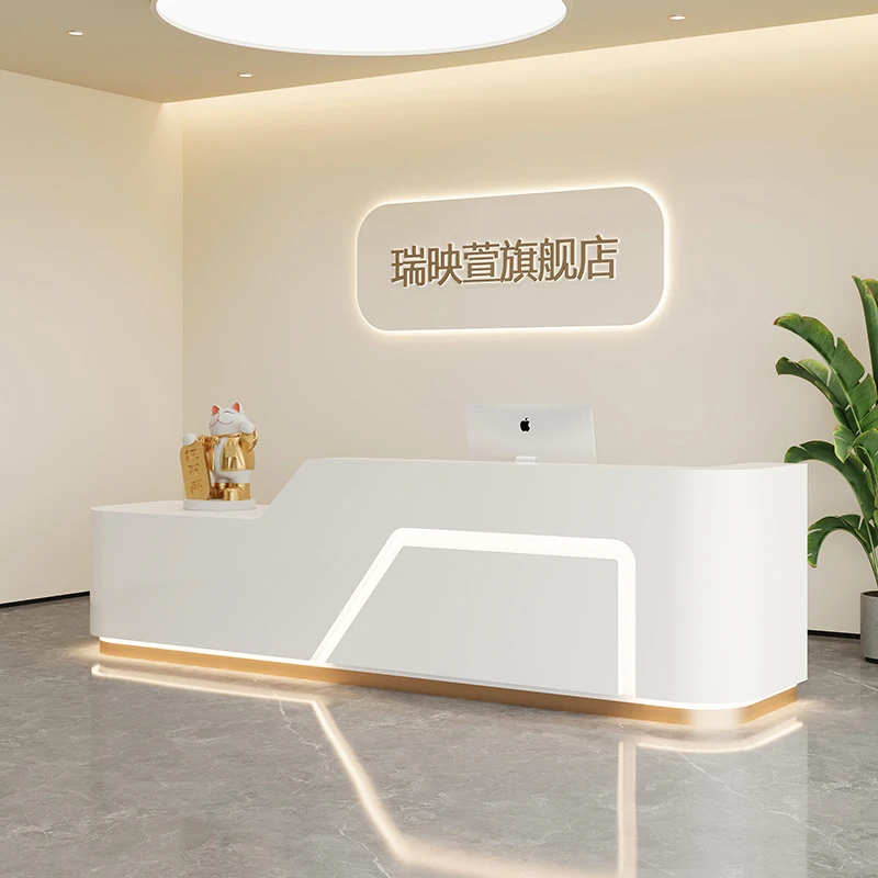 Beauty Salon Reception Cabinet Counter Desks Modern Hotel Business Commercial Reception Counter Table Home Counter Store
Beauty Salon Reception Cabinet Counter Desks Modern Hotel Business Commercial Reception Counter Table Home Counter Store
