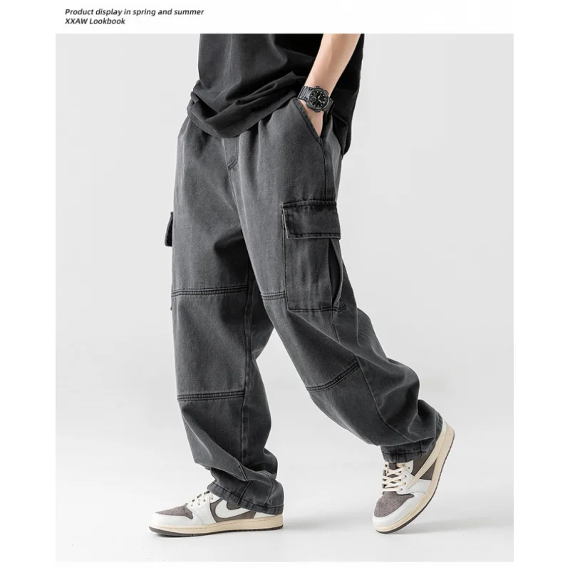 GIOIOMen's Workwear Jeans,Spring and Autumn Three-Dimensional Double Pocket Loose Straight Casual Denim Pants,Men's Pants
GIOIOMen's Workwear Jeans,Spring and Autumn Three-Dimensional Double Pocket Loose Straight Casual Denim Pants,Men's Pants