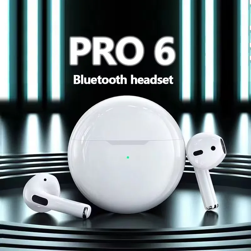 Original Air Pro 6 TWS Wireless Bluetooth Headset 5.3 Mini Earphones with Mic Charging Box for Xiaomi iPhone and Android
Original Air Pro 6 TWS Wireless Bluetooth Headset 5.3 Mini Earphones with Mic Charging Box for Xiaomi iPhone and Android