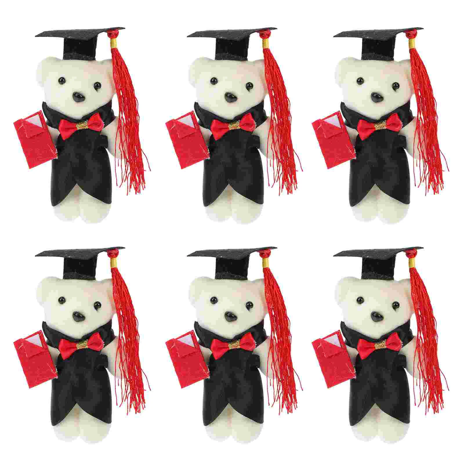 6 Pcs Graduation Season Bear Flower Stuffed Animal Bouquet Ceremony Gift Dolls Plastic Creative Small Mother
6 Pcs Graduation Season Bear Flower Stuffed Animal Bouquet Ceremony Gift Dolls Plastic Creative Small Mother