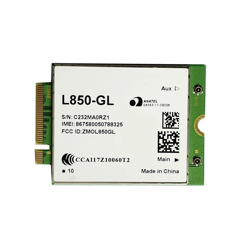 ABT-L850-GL WWAN Replacement Network Card Adapter 4G M.2 LTE Wireless Network Card Module For Hasee Toshiba Fujitsu Dell
ABT-L850-GL WWAN Replacement Network Card Adapter 4G M.2 LTE Wireless Network Card Module For Hasee Toshiba Fujitsu Dell