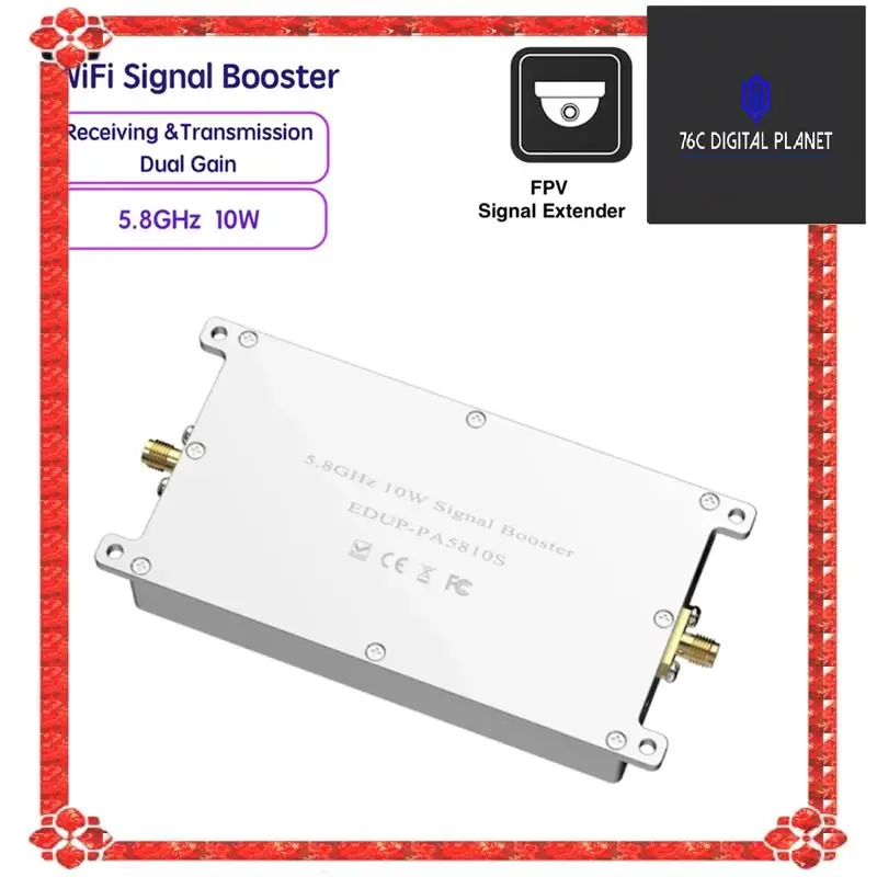24-Hour Delivery Drone Wifi Repeater Bidirection 5.8G Amplifier Full Wifi Booster Receive Transmitter Dual Gain Wireless Extende
24-Hour Delivery Drone Wifi Repeater Bidirection 5.8G Amplifier Full Wifi Booster Receive Transmitter Dual Gain Wireless Extende