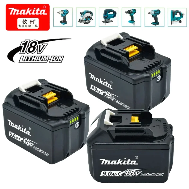 9.0Ah/6.0Ah For Makita 18V Battery BL1830 Rechargeable Battery 18V Replacement Power Tool Battery For Makita BL1815 BL1860BL1840
9.0Ah/6.0Ah For Makita 18V Battery BL1830 Rechargeable Battery 18V Replacement Power Tool Battery For Makita BL1815 BL1860BL1840