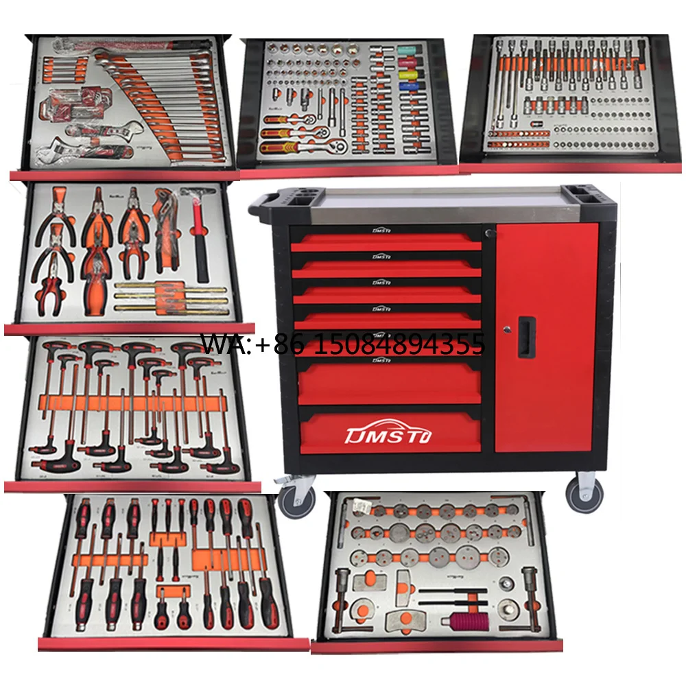 Heavy Duty Mechanic Steel Tool Cabinet /Cart /Box with 322 Pcs Tool Set for Automobile Repair Workshop Juego De Herramientas
Heavy Duty Mechanic Steel Tool Cabinet /Cart /Box with 322 Pcs Tool Set for Automobile Repair Workshop Juego De Herramientas