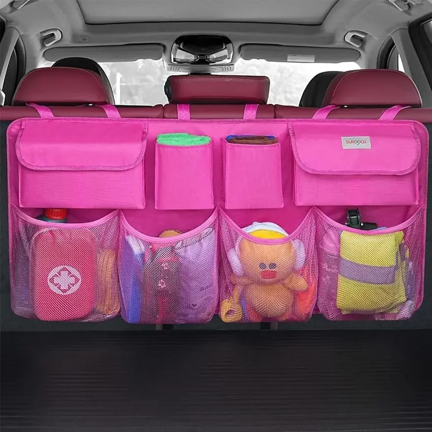 Обновленный органайзер для багажника 3-го поколения с 4 нескользящими полосками, подвесной автомобильный органайзер для хранения с 8 большими карманами розового цвета L
Обновленный органайзер для багажника 3-го поколения с 4 нескользящими полосками, подвесной автомобильный органайзер для хранения с 8 большими карманами розового цвета L