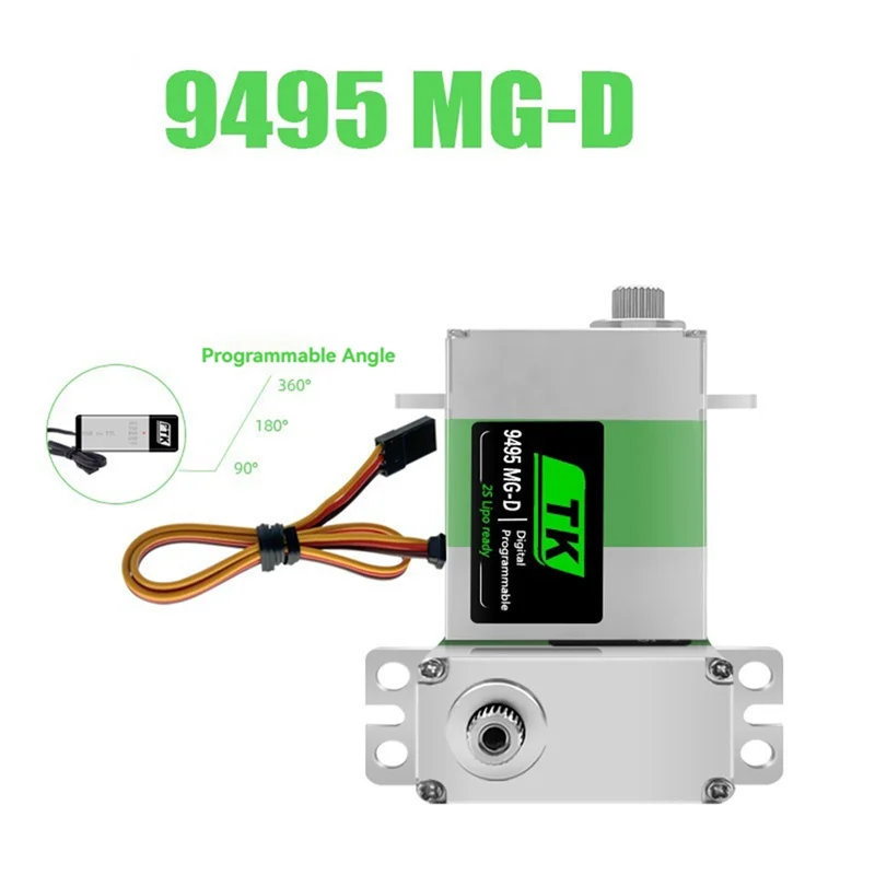 B05C-9495 MG-D RC Digital Servo Metal Gear Programmable 2S Lipo For RC Helicopter RC Model Car
B05C-9495 MG-D RC Digital Servo Metal Gear Programmable 2S Lipo For RC Helicopter RC Model Car