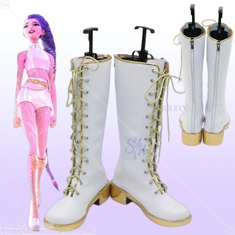 Anime Kpop Demon Cosplay Rumi 코스프레 For GOLDEN Korea Idol Stage Silvery White Fashion Boots Shoes Costume Halloween Party Girls
Anime Kpop Demon Cosplay Rumi 코스프레 For GOLDEN Korea Idol Stage Silvery White Fashion Boots Shoes Costume Halloween Party Girls