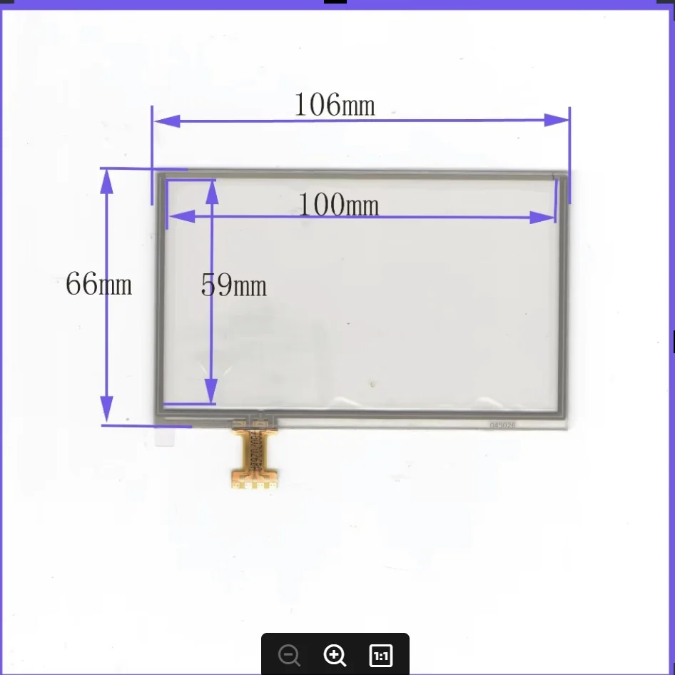 ZhiYuSun 4.3 inch for LQ043TIDG53 106*66 4 wire TOUCH SCREEN the glass touch for GPS this is compatible
ZhiYuSun 4.3 inch for LQ043TIDG53 106*66 4 wire TOUCH SCREEN the glass touch for GPS this is compatible