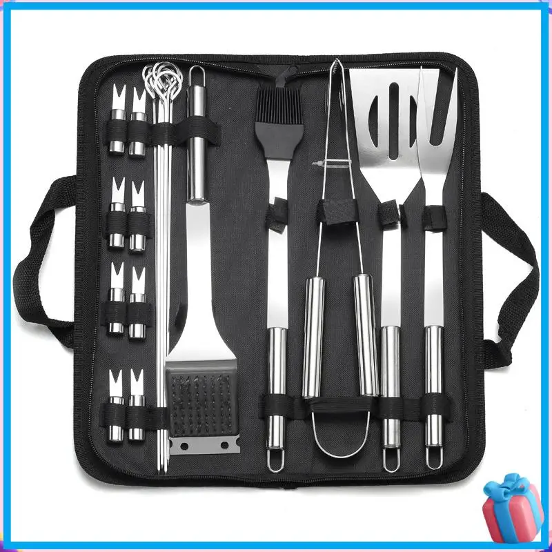 Discount 20PCS/Set Barbecue Tool Stainless Steel Barbecue Tools Sets Kitchen Utensil Set BBQ Grill Tools Kit Barbecue Accessorie
Discount 20PCS/Set Barbecue Tool Stainless Steel Barbecue Tools Sets Kitchen Utensil Set BBQ Grill Tools Kit Barbecue Accessorie