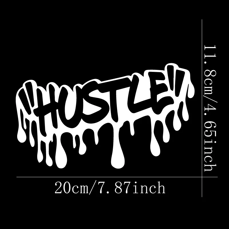 1Pc HUSTLE Letter Waterproof Vinyl Sticker Fashion Decal For Car Truck Motorcycle Laptop Wall Window Bumper Decor
1Pc HUSTLE Letter Waterproof Vinyl Sticker Fashion Decal For Car Truck Motorcycle Laptop Wall Window Bumper Decor