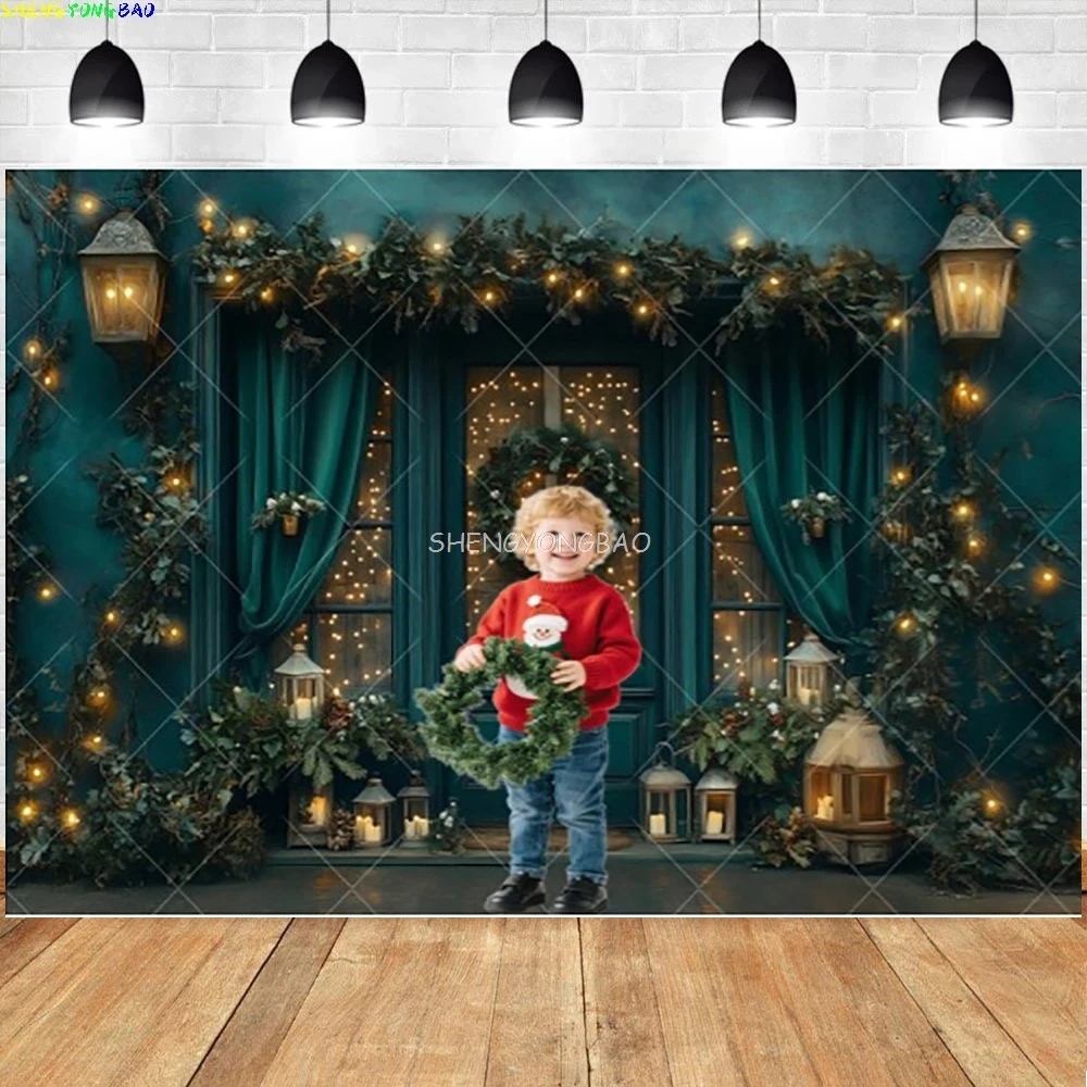 Winter Christmas Photography Backdrop Green Wall Window Curtain Xmas Tree Kids Family Decor for Photo Studio Background SC-59
Winter Christmas Photography Backdrop Green Wall Window Curtain Xmas Tree Kids Family Decor for Photo Studio Background SC-59