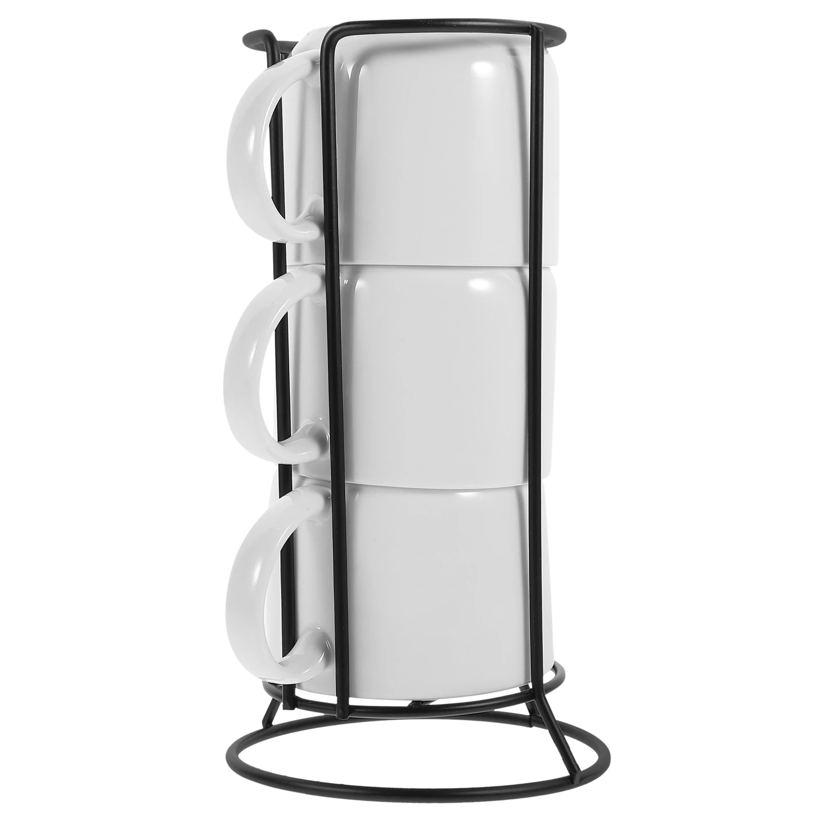 1 set Ceramic Mug Storage Rack Set White Tea Coffee Latte Water Cup Home Office Bakery Cafe Decorative Sturdy Smooth Edge
1 set Ceramic Mug Storage Rack Set White Tea Coffee Latte Water Cup Home Office Bakery Cafe Decorative Sturdy Smooth Edge