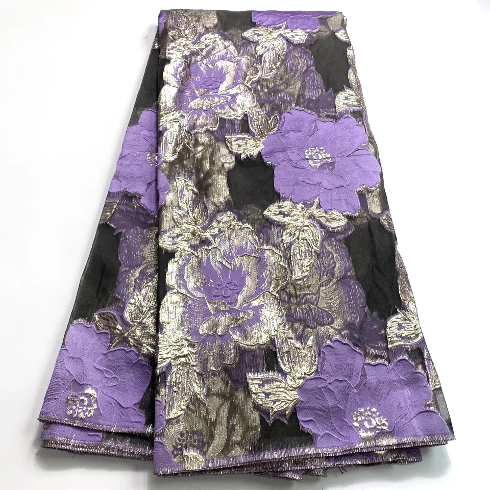 Lilac 2024 Latest Brocade Jacquard Fabric African Gilded Lace Fabric High Quality Nigerian Lace Materials For Women Dress Sewing
Lilac 2024 Latest Brocade Jacquard Fabric African Gilded Lace Fabric High Quality Nigerian Lace Materials For Women Dress Sewing