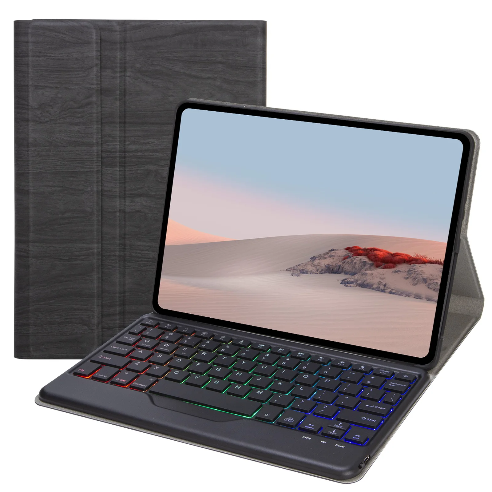 For Microsoft Surface Go/Go 2/Go 3 Bluetooth 5.0 Keyboard + Wood Texture PU Leather Outer Cover
For Microsoft Surface Go/Go 2/Go 3 Bluetooth 5.0 Keyboard + Wood Texture PU Leather Outer Cover