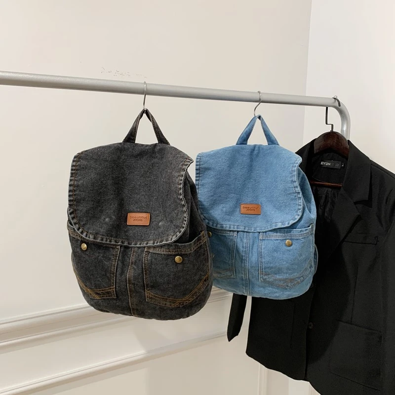 Модные мягкие джинсовые внутренние рюкзаки с карманами на молнии для женщин 2026, высококачественные швейные нитки, молодежные школьные сумки большой вместимости
Модные мягкие джинсовые внутренние рюкзаки с карманами на молнии для женщин 2026, высококачественные швейные нитки, молодежные школьные сумки большой вместимости