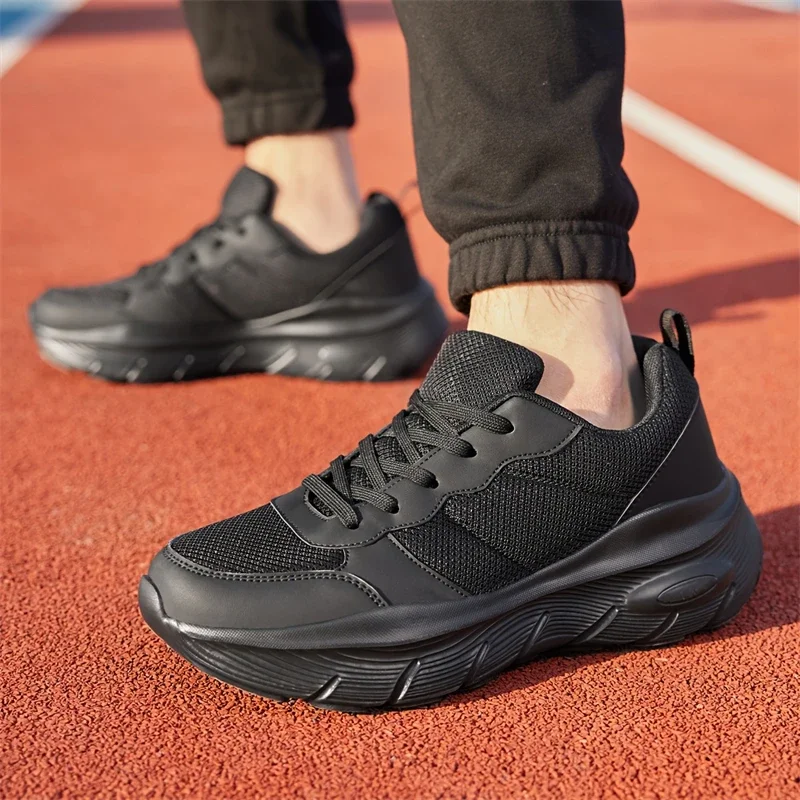 Black Running Shoes For Men Walking Shoes Outdoor Breathable Men's Sport Shoes Non-slip Platform Casual Sneakers Man Trainers
Black Running Shoes For Men Walking Shoes Outdoor Breathable Men's Sport Shoes Non-slip Platform Casual Sneakers Man Trainers