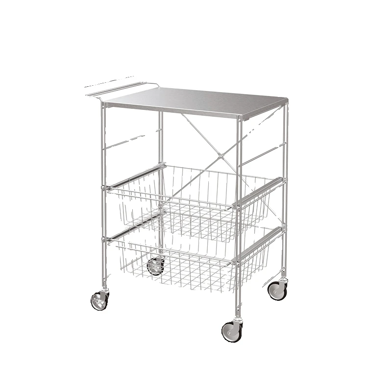 Stainless steel dining car removable three-layer trolley kitchen multi-functional rack household snack storage basket
Stainless steel dining car removable three-layer trolley kitchen multi-functional rack household snack storage basket
