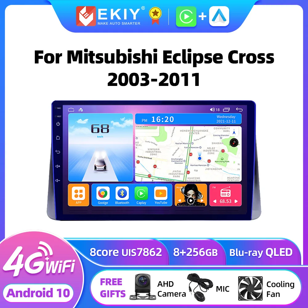 EKIY T7 QLED Автомагнитола для Mitsubishi Eclipse Cross 2003-2011 стерео Мультимедийный видеоплеер навигация Android 10 GPS 2 Din DVD
EKIY T7 QLED Автомагнитола для Mitsubishi Eclipse Cross 2003-2011 стерео Мультимедийный видеоплеер навигация Android 10 GPS 2 Din DVD