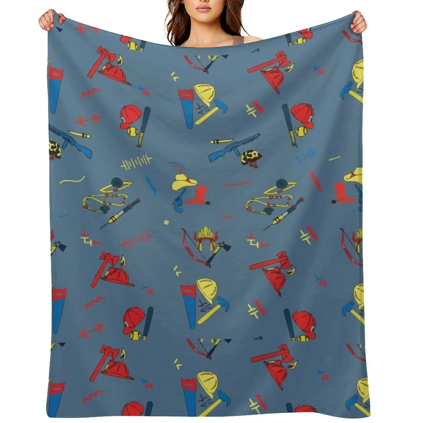 Good Guys - Chucky's Overall Outfit Pattern Throw Blanket Decorative Sofas Single Luxury bed plaid Blankets
Good Guys - Chucky's Overall Outfit Pattern Throw Blanket Decorative Sofas Single Luxury bed plaid Blankets