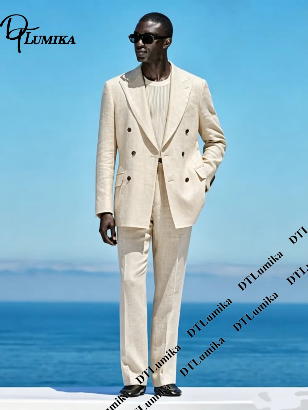DTLumika Beach Summer Suit Set Including Linen Jacket and Pants Casual Smart Double Breasted Jacket Trousers Holiday Party Suits
DTLumika Beach Summer Suit Set Including Linen Jacket and Pants Casual Smart Double Breasted Jacket Trousers Holiday Party Suits