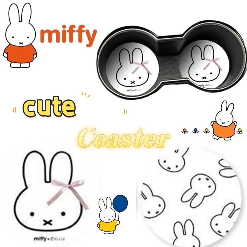 Милая подставка для стаканов Miffy, новый креативный дизайн с принтом кролика, изысканный очаровательный предмет, модное украшение для автомобиля, нескользящий коврик.
Милая подставка для стаканов Miffy, новый креативный дизайн с принтом кролика, изысканный очаровательный предмет, модное украшение для автомобиля, нескользящий коврик.