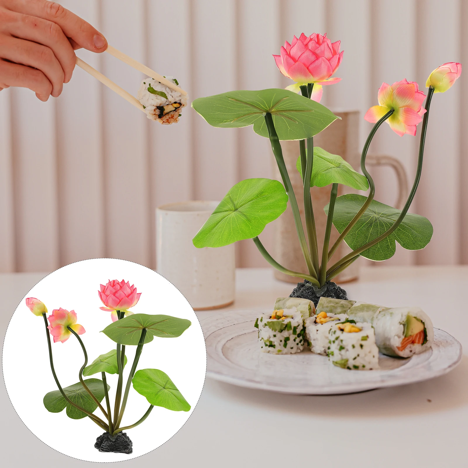 Lotus Flower Decorations White Resin Sushi Plate Accessories Artificial Embellishments Japanese Restaurant Dishes Ornament
Lotus Flower Decorations White Resin Sushi Plate Accessories Artificial Embellishments Japanese Restaurant Dishes Ornament