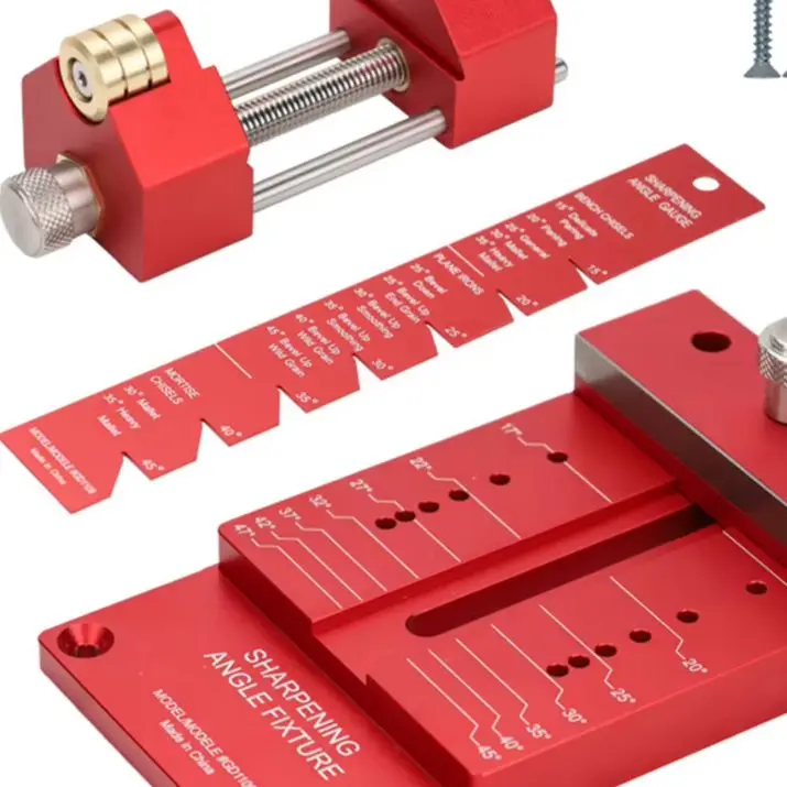 Honing Guide Chisel Sharpener Kit For Woodworking Planes Holder Angle Jig 15-45 Degree Precision Grinding Tool Accessories
Honing Guide Chisel Sharpener Kit For Woodworking Planes Holder Angle Jig 15-45 Degree Precision Grinding Tool Accessories