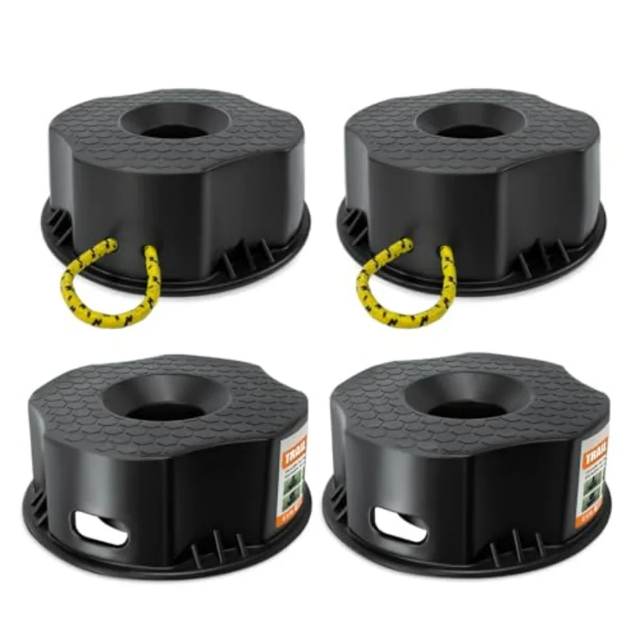 4PCS RV Trailer Jack Block with Bag Camper Stabilizer Blocks for Travel Trailer Use for Any Tongue Jack Post Foot 5th Wheels Ro
4PCS RV Trailer Jack Block with Bag Camper Stabilizer Blocks for Travel Trailer Use for Any Tongue Jack Post Foot 5th Wheels Ro
