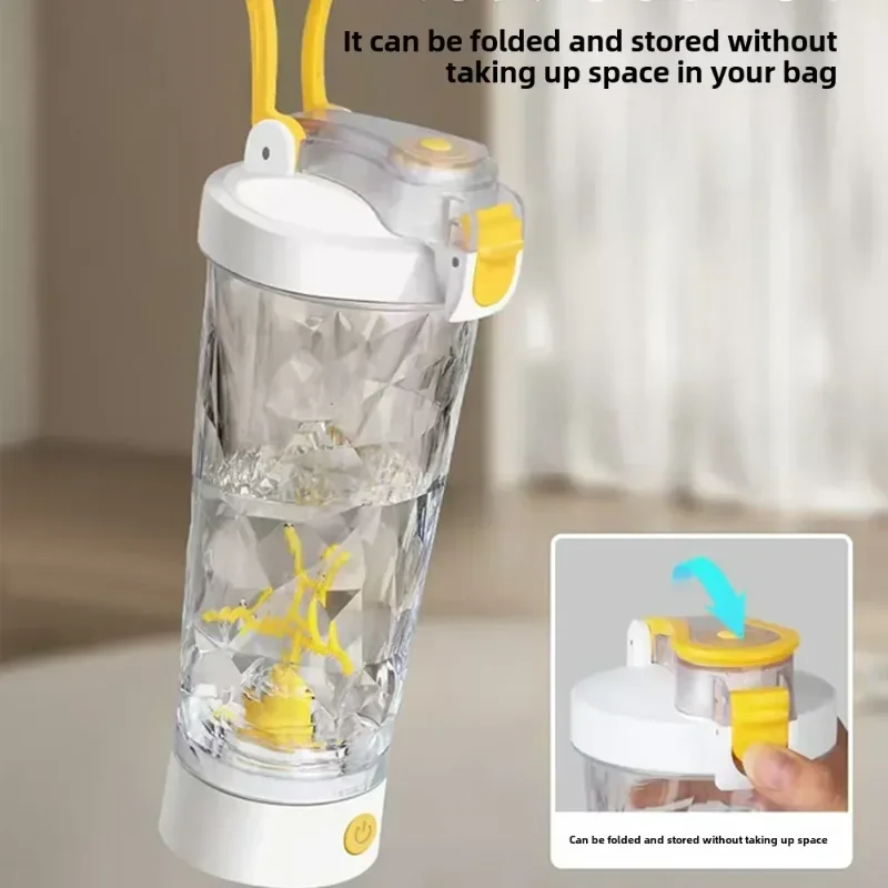 Electric Protein Powder Mixing Cup Automatic Shaker Bottle Milk Coffee Blender Kettle - Kitchen Accessory for Fitness
Electric Protein Powder Mixing Cup Automatic Shaker Bottle Milk Coffee Blender Kettle - Kitchen Accessory for Fitness