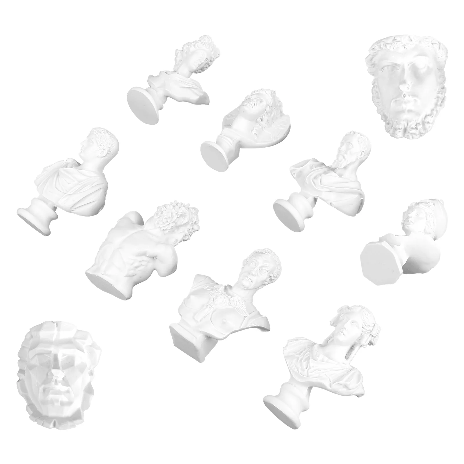 10 Pcs Plaster Statue Resin Desktop Decor Craft Decoration Portrait Adornment Decorations Ornaments Figurine
10 Pcs Plaster Statue Resin Desktop Decor Craft Decoration Portrait Adornment Decorations Ornaments Figurine