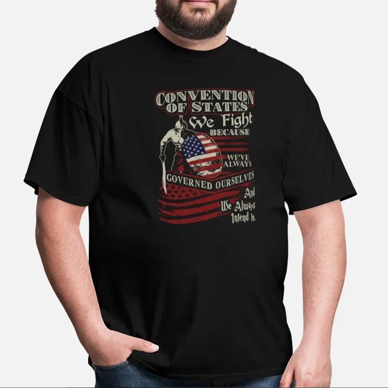 American Sparta Convention of States T-Shirt 100% Cotton O-Neck Summer Short Sleeve Casual Mens T-shirt Size S-3XL
American Sparta Convention of States T-Shirt 100% Cotton O-Neck Summer Short Sleeve Casual Mens T-shirt Size S-3XL