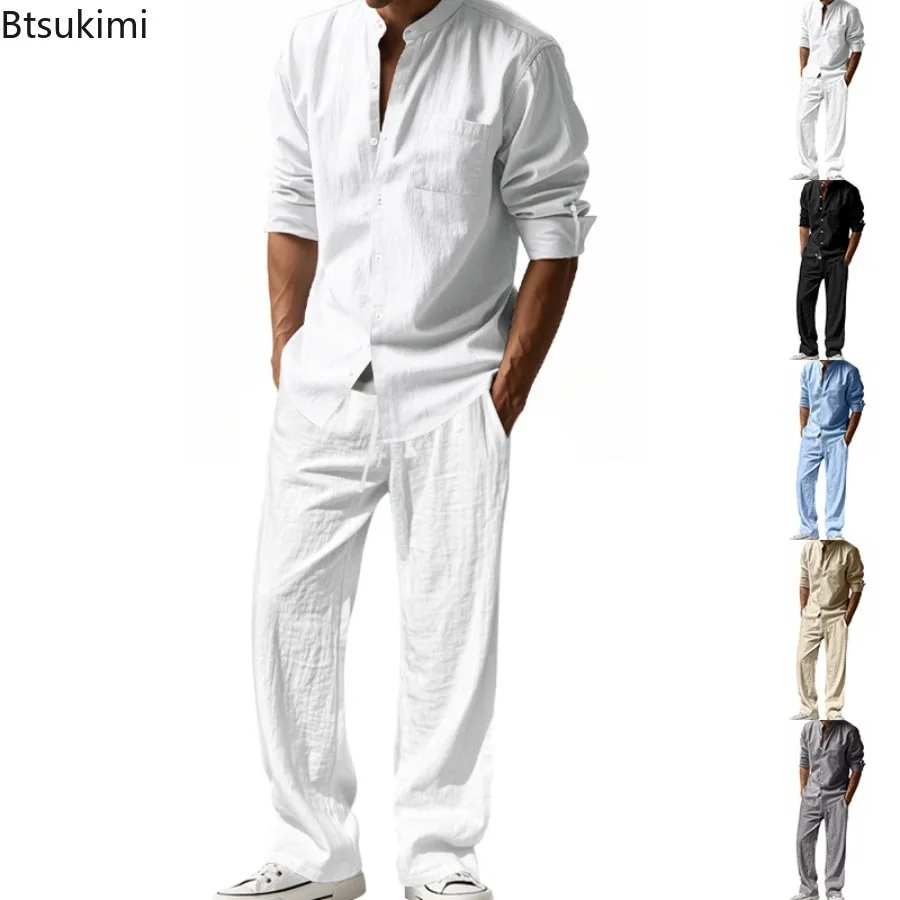 Комплекты из 2 предметов, мужской летний однотонный льняной кардиган, рубашка и шорты, модный простой повседневный пляжный костюм, удобный гавайский наряд
Комплекты из 2 предметов, мужской летний однотонный льняной кардиган, рубашка и шорты, модный простой повседневный пляжный костюм, удобный гавайский наряд