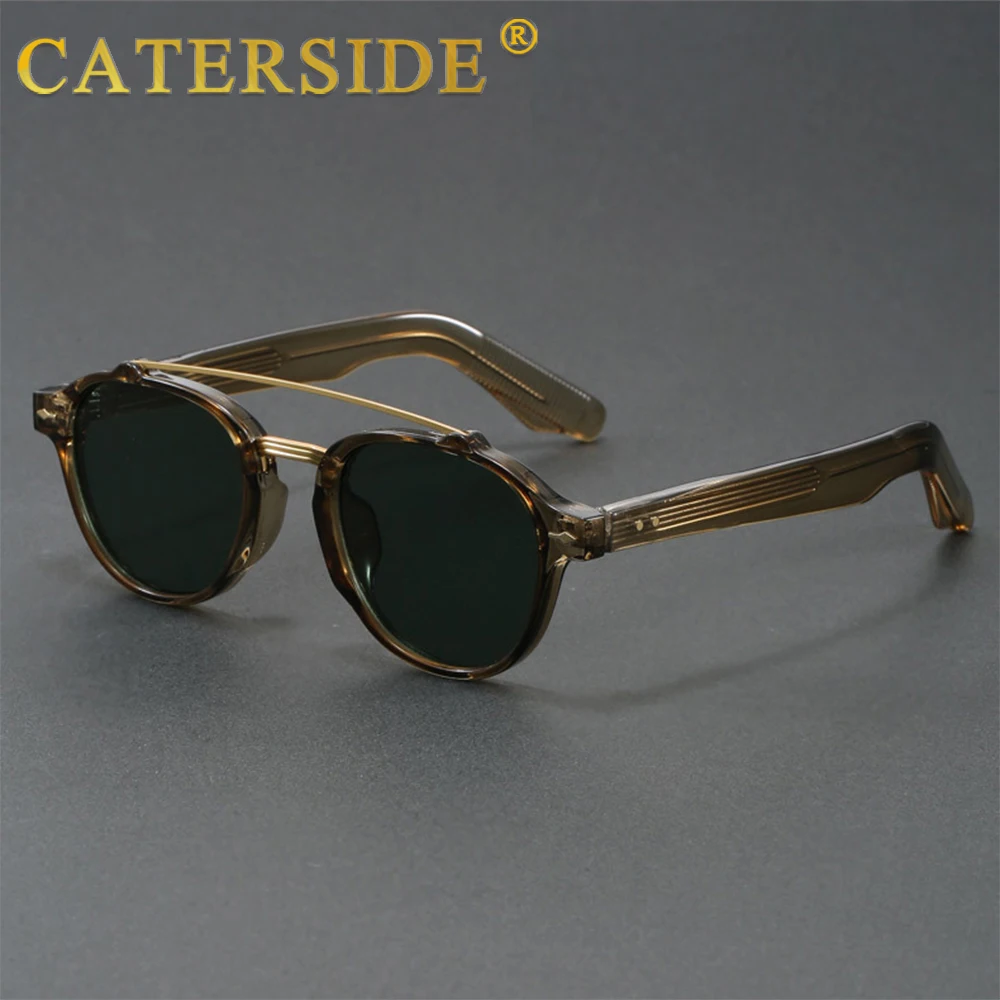CATERSIDE New RetroPilot Men's Round Sunglasses Classic Double Bridge Design Sun Glasses Women's Outdoor Travel Glasses UV400
CATERSIDE New RetroPilot Men's Round Sunglasses Classic Double Bridge Design Sun Glasses Women's Outdoor Travel Glasses UV400