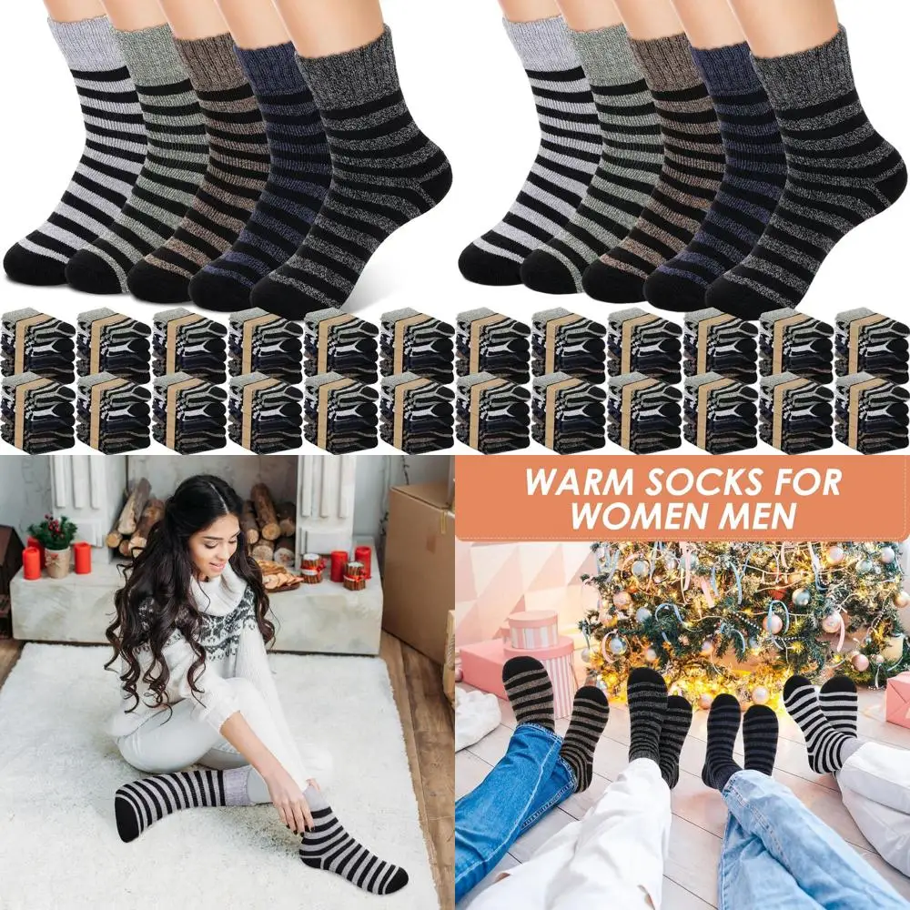 Bulk 60-Pair Winter Thermal Socks - Plush & Warm, Unisex, Ideal for Christmas Gifts or Donations
Bulk 60-Pair Winter Thermal Socks - Plush & Warm, Unisex, Ideal for Christmas Gifts or Donations