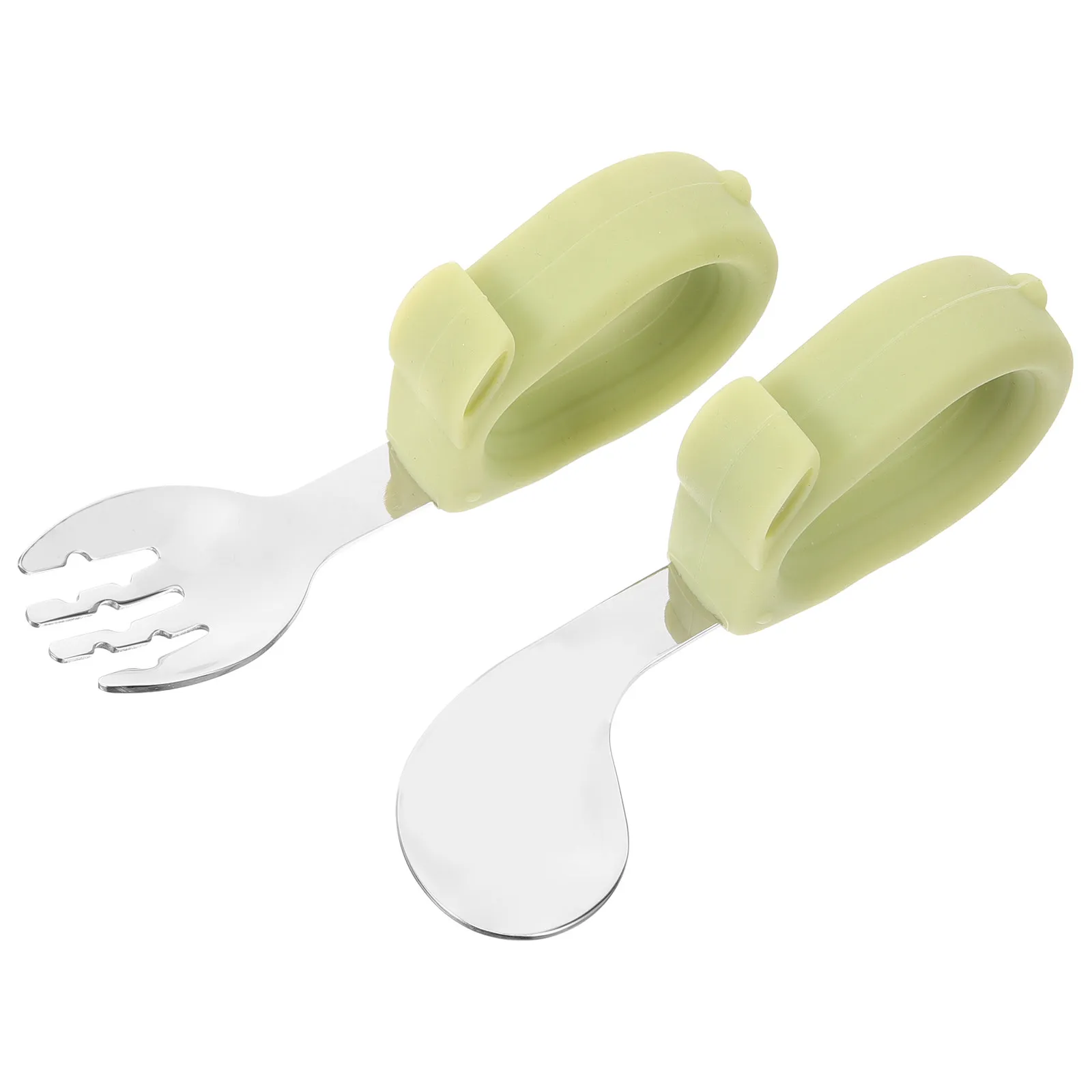1Set Portable Toddler Spoon and Fork Set Short Handle Self Feeding Utensils for Baby Curved Design Mess Free Travel Friendly
1Set Portable Toddler Spoon and Fork Set Short Handle Self Feeding Utensils for Baby Curved Design Mess Free Travel Friendly