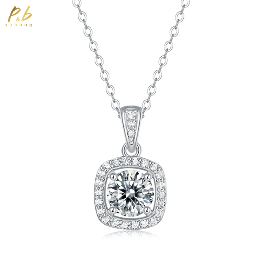 PuBang Fine Jewelry Настоящее серебро 925 пробы 3EX VVS1 D Цвет 1 CT Муассанит Бриллианты Драгоценные камни Ожерелье для женщин Оптовая продажа
PuBang Fine Jewelry Настоящее серебро 925 пробы 3EX VVS1 D Цвет 1 CT Муассанит Бриллианты Драгоценные камни Ожерелье для женщин Оптовая продажа